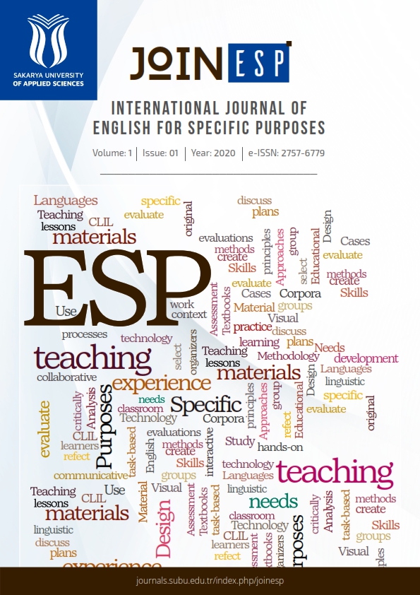 INTERNATIONAL JOURNAL OF ENGLISH FOR SPECIFIC PURPOSES